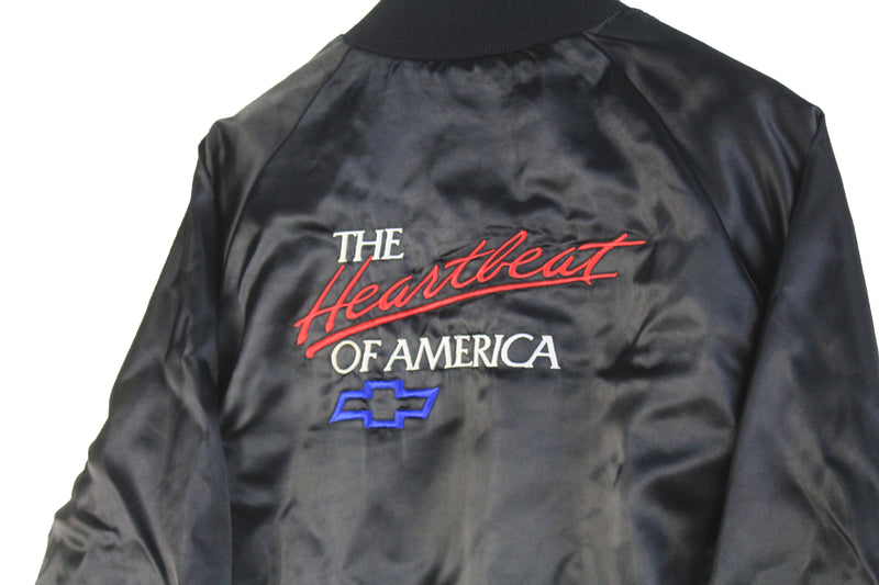 Vintage Chevrolet The Heartbeat of America Bomber Jacket XLarge