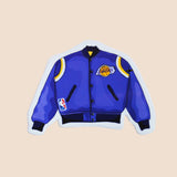 Lakers jacket stickers vintage bomber