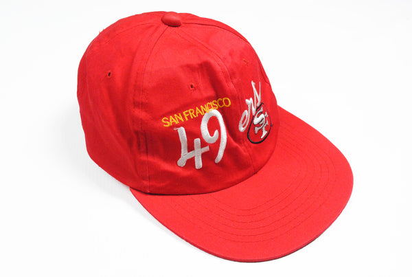 Vintage San Francisco 49ers Cap red big logo 90s hat