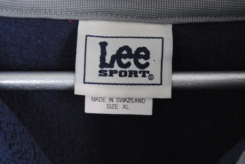 Vintage Lee Yankees Fleece Sweater Large / XLarge