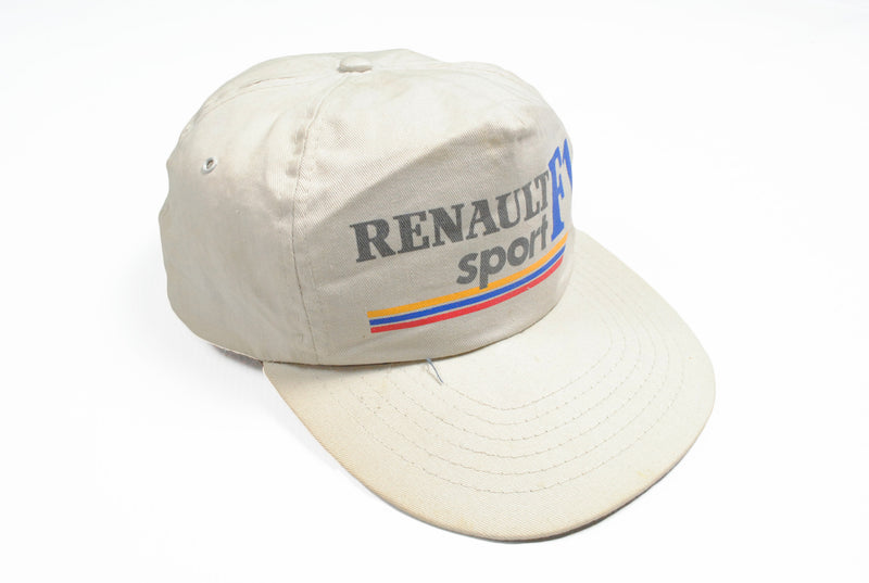 Vintage Renault F1 Cap big logo Formula 1 Sport hat gray