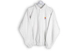 Vintage Apple Sweatshirt XLarge gray small rainbow logo 90s Switcher