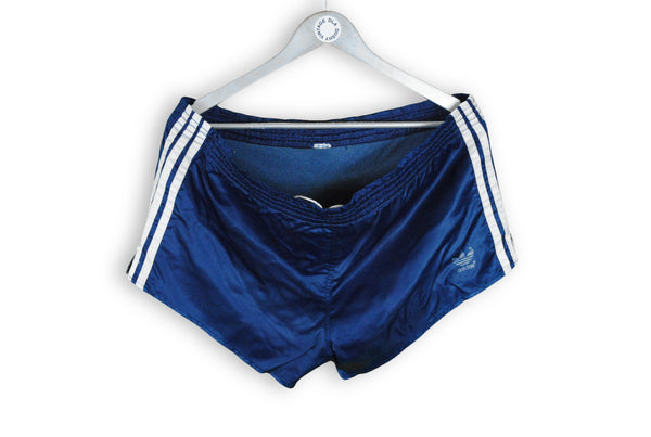 Vintage Adidas Shorts XLarge blue rare 90s shorts polyester