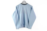 Vintage Kappa Sweatshirt Medium big logo blue retro 90s sport jumper