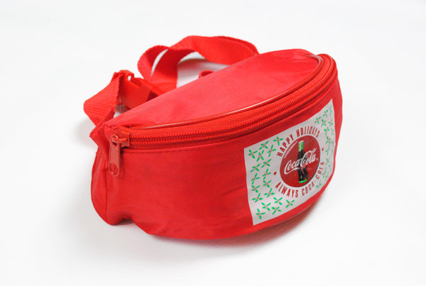 Vintage Coca-Cola Waist Bag red always holidays