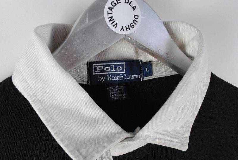 Vintage Polo Ralph Lauren Rugby Shirt Large