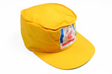 Vintage Honda Cap racing 70s Hat yellow work cap