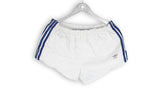 Vintage Adidas Shorts Medium / Large white blue made in west germany rare 80s shorts