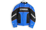 Vintage Yamaha Jacket XXLarge blue black racing full big logo 90s
