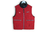 Vintage Tommy Hilfiger Expedition Vest Medium red Switzerland jacket outdoor