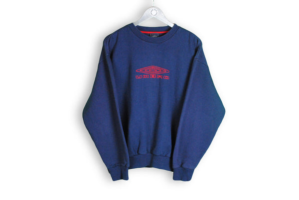 vintage umbro navy blue big logo sweatshirt