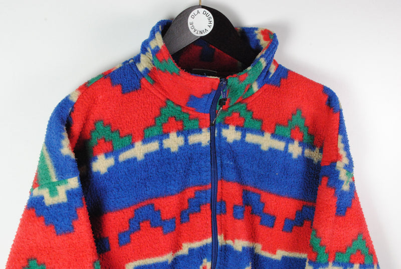 Vintage Fleece Full Zip Large