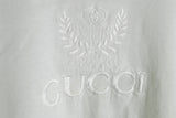 Vintage Gucci Bootleg Embroidery Logo T-Shirt Small white big logo