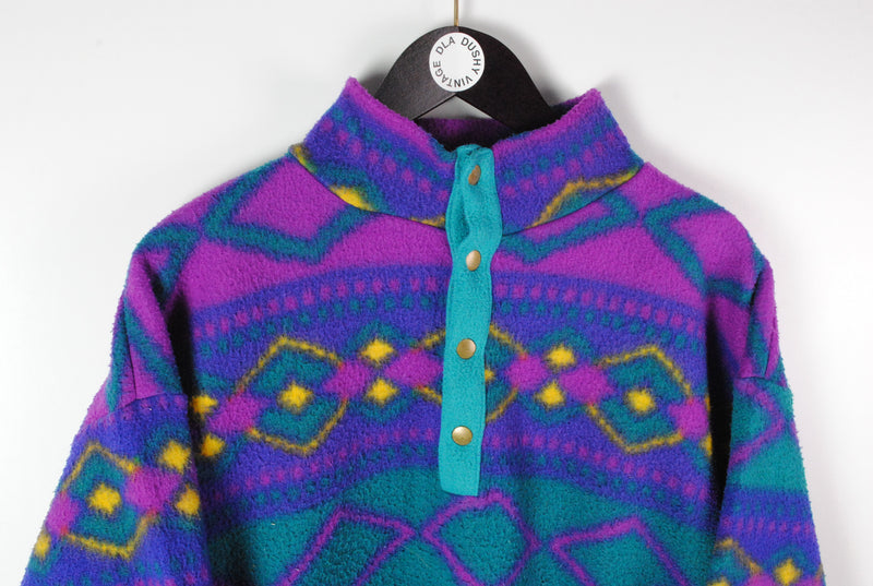 Vintage Fleece Snap Buttons Medium