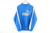 Vintage Puma Sweatshirt XLarge blue 90s big logo