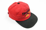 Vintage Reebok Cap black red big logo hat