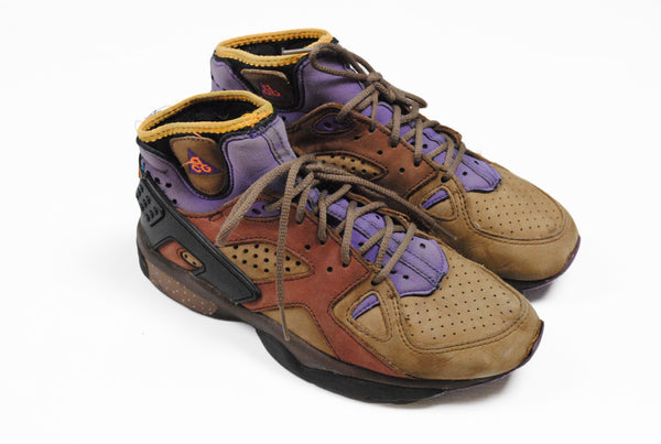 Vintage Nike Air ACG Mowabb Huarache Sneakers US 9 brown purple shoes