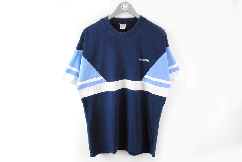 Vintage Adidas T-Shirt Large / XLarge blue 90s retro sport tee