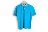 Vintage Playboy Polo T-Shirt Small blue small logo 