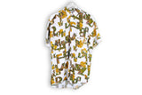 Vintage Hawaii Shirt Medium / Large white letters Aloha multicolor jungle shirt