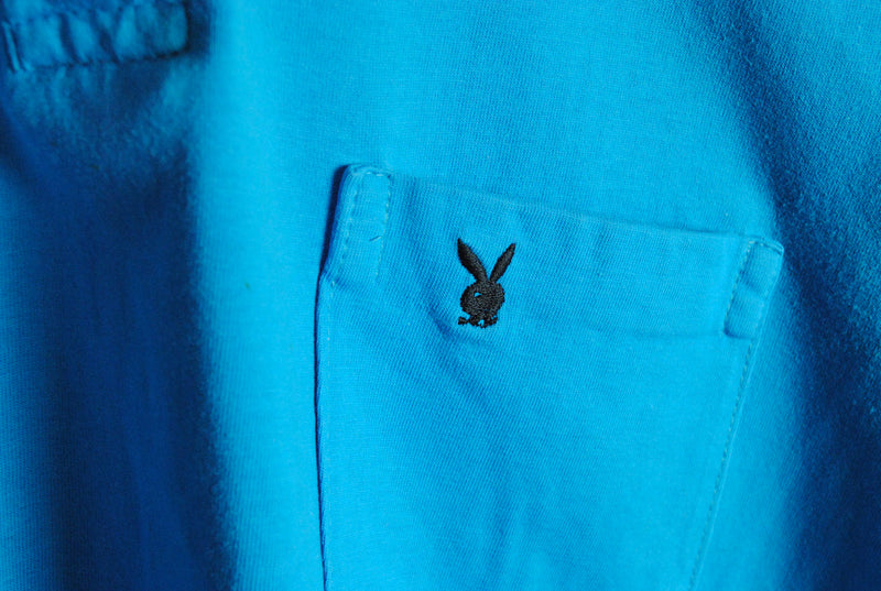Vintage Playboy Polo T-Shirt Small