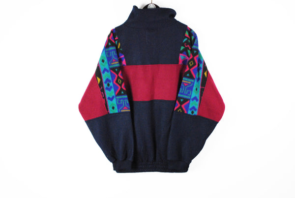 Vintage Fleece Half Zip Large