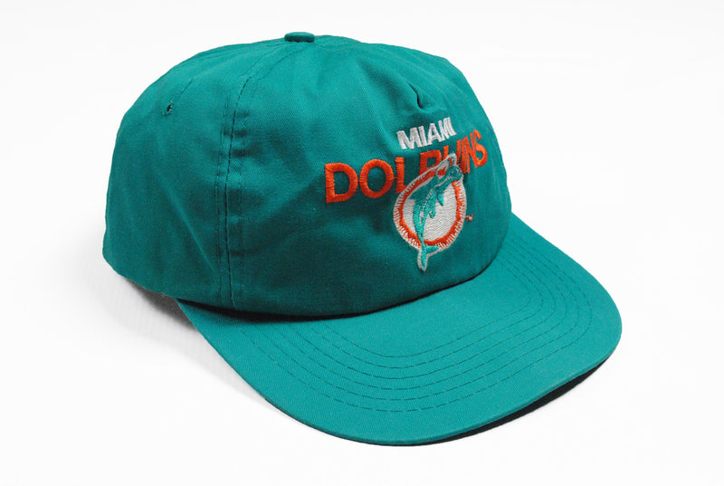 Vintage Miami Dolphins Cap green big logo NFL retro baseball hat