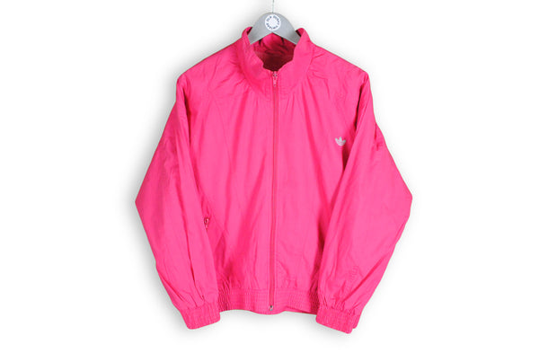 Vintage Adidas Track Jacket Small men's women's pink sport 90s jacket