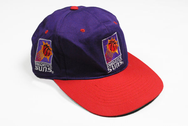 Vintage Phoenix Suns Cap purple red big logo 80s NBA basketball hat
