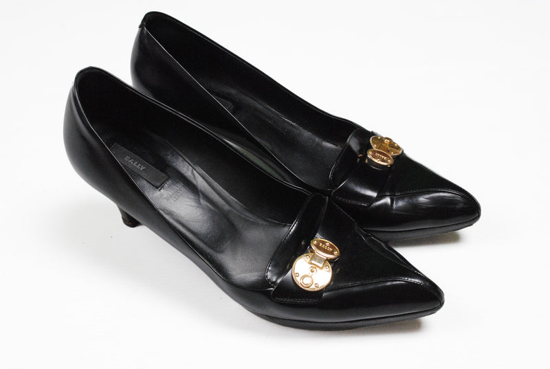 Vintage Bally High Heel Shoes Women's US 7 1/2 EUR 38 black