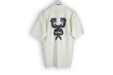 Vintage Japan Style Hawaii Shirt Large dragon big logo