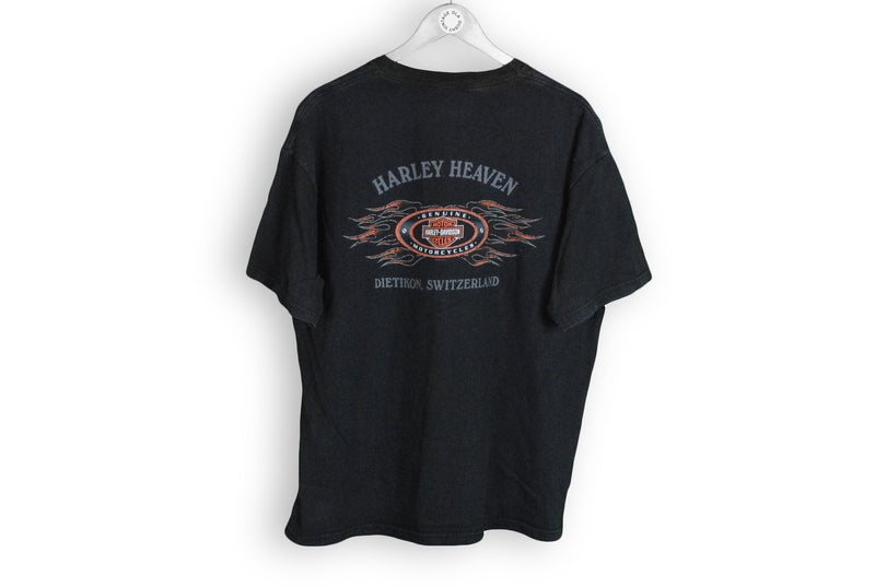 Harley Davidson 2008 T-Shirt XLarge Switzerland spider logo