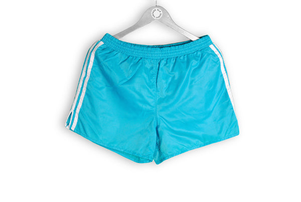 Vintage Adidas Shorts Medium blue classic 80s