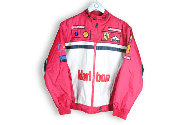 vintage Ferrari Marlboro Jacket red white big logo