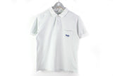 Vintage Celine Polo T-Shirt Medium white retro 90s 80s big pocket logo authentic men's shirt