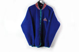 Vintage Helly Hansen Fleece Full Zip XLarge blue 90s sport style windbreaker