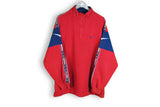 Vintage Nike 1/4 Zip Sweatshirt XLarge red USA big logo