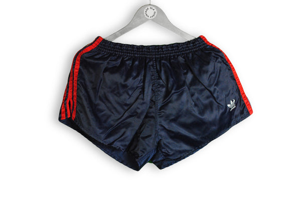 Vintage Adidas Shorts Large made in west germany blue red 80s rare sport