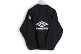 vintage umbro sweatshirt black big logo made in Hong Kong cotton