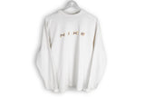 Vintage Nike Sweatshirt long sleeve t-shirt big logo white