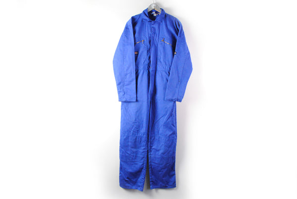 Vintage Dickies Coverall Redhawk Large blue 90s retro overall work wear