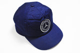 Vintage Mercedes Benz Cap blue big logo 90s hat