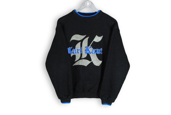 Vintage Karl Kani Sweatshirt Small big logo black