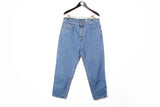 Vintage Levis 550 Jeans W 36 L 30 blue 90s work style denim pants  rare blue color