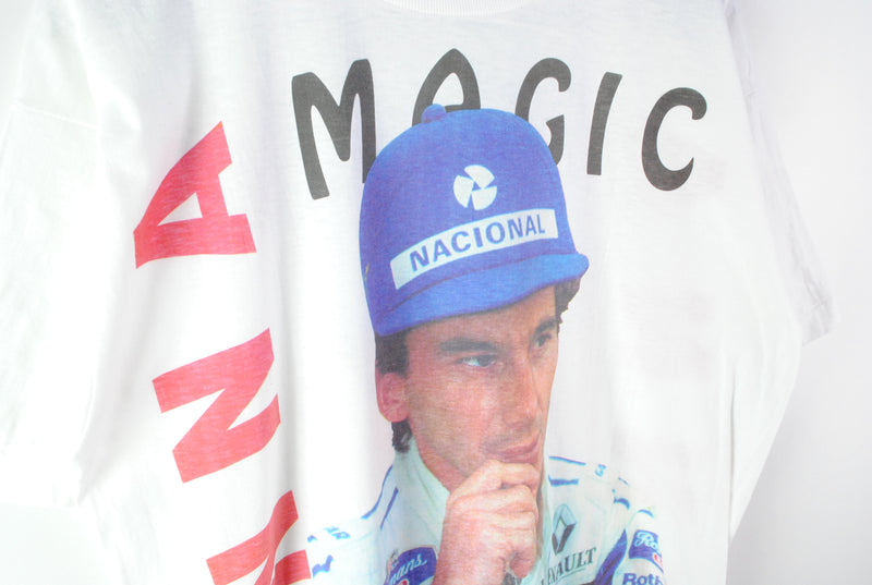 Vintage Magic Ayrton Senna T-Shirt XLarge