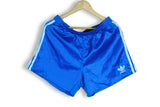 vintage 80s adidas shorts blue classic