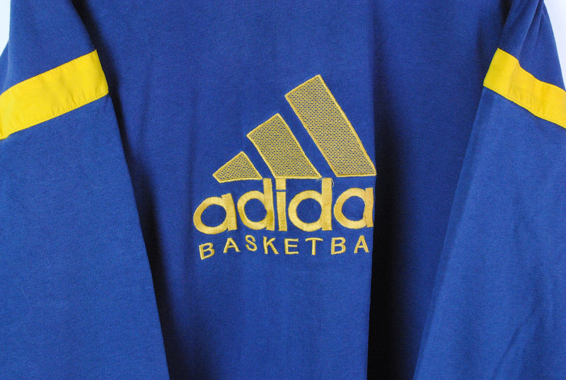 Vintage Adidas Basketball Sweatshirt Large