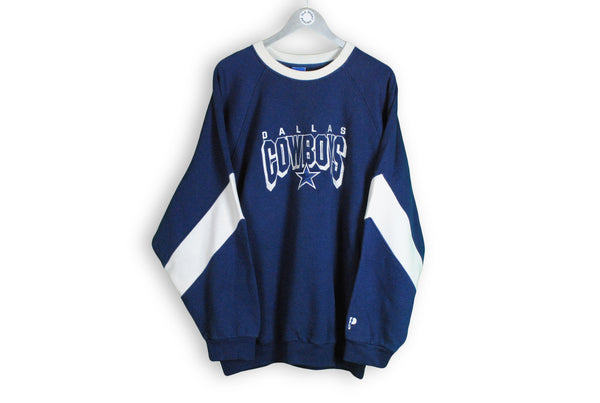Vintage Dallas Cowboys Sweatshirt XXLarge navy blue big logo football NFL jumper