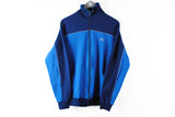 Vintage Puma Track Jacket Large blue 90s retro style sport windbreaker