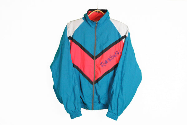 Vintage Reebok track jacket big logo